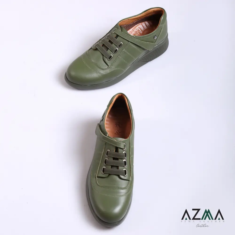 کفش چرمی زنانه کد 2274
