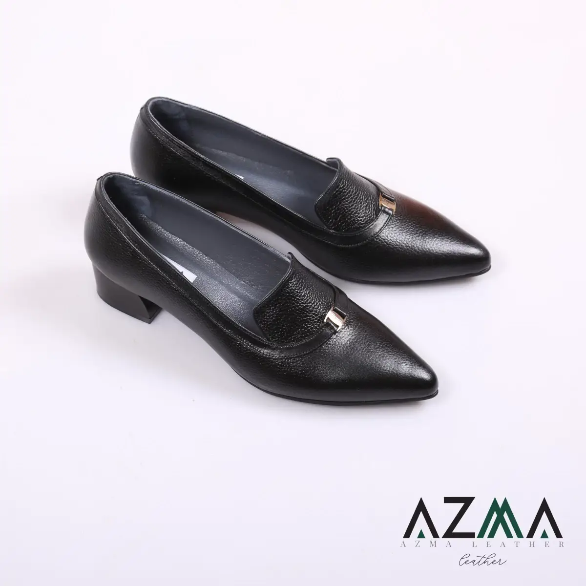 کفش چرمی زنانه کد 16