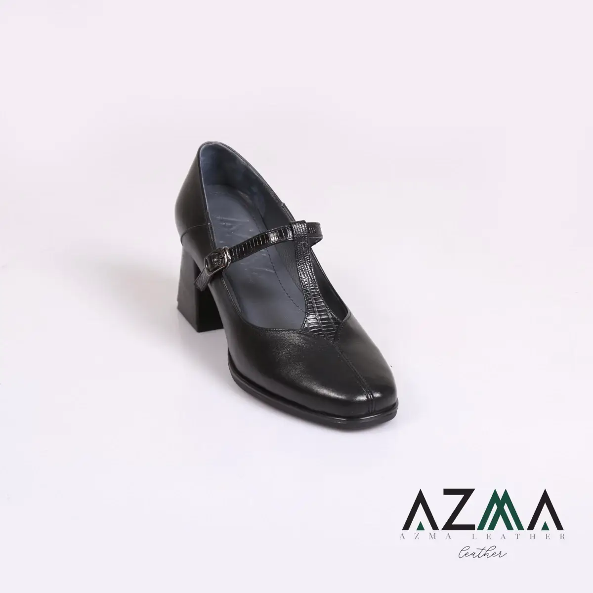 کفش چرمی زنانه کد 803
