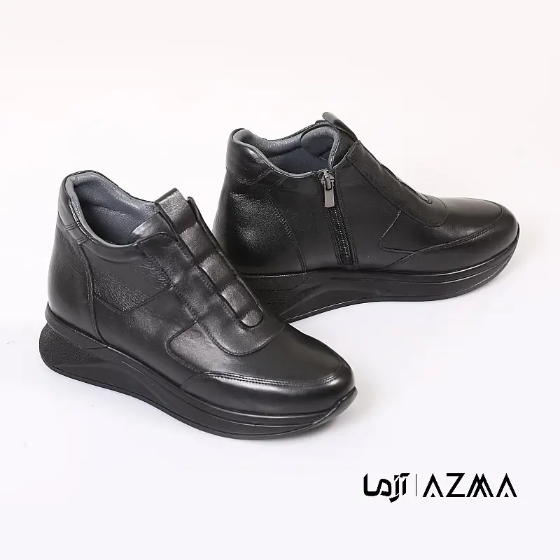 بوت چرمی زنانه کد 1236