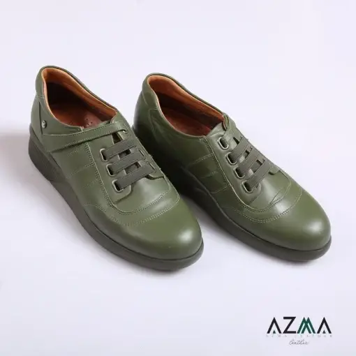 کفش چرمی زنانه کد 2274