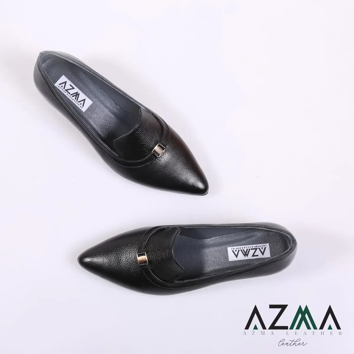 کفش چرمی زنانه کد 16