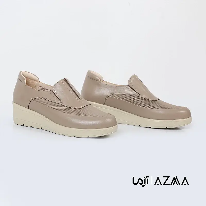 کفش چرمی زنانه کد 893