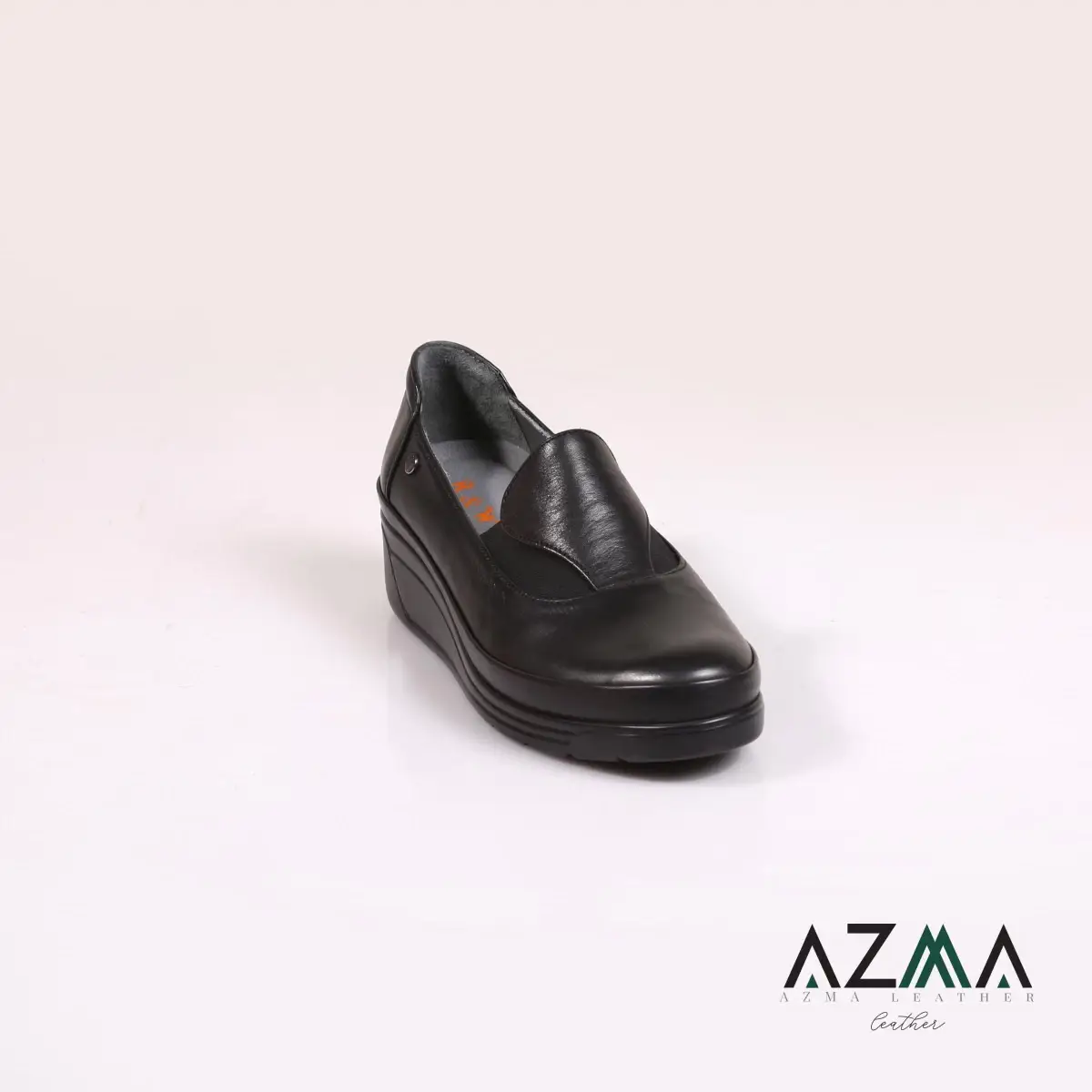 کفش چرمی زنانه کد 2427