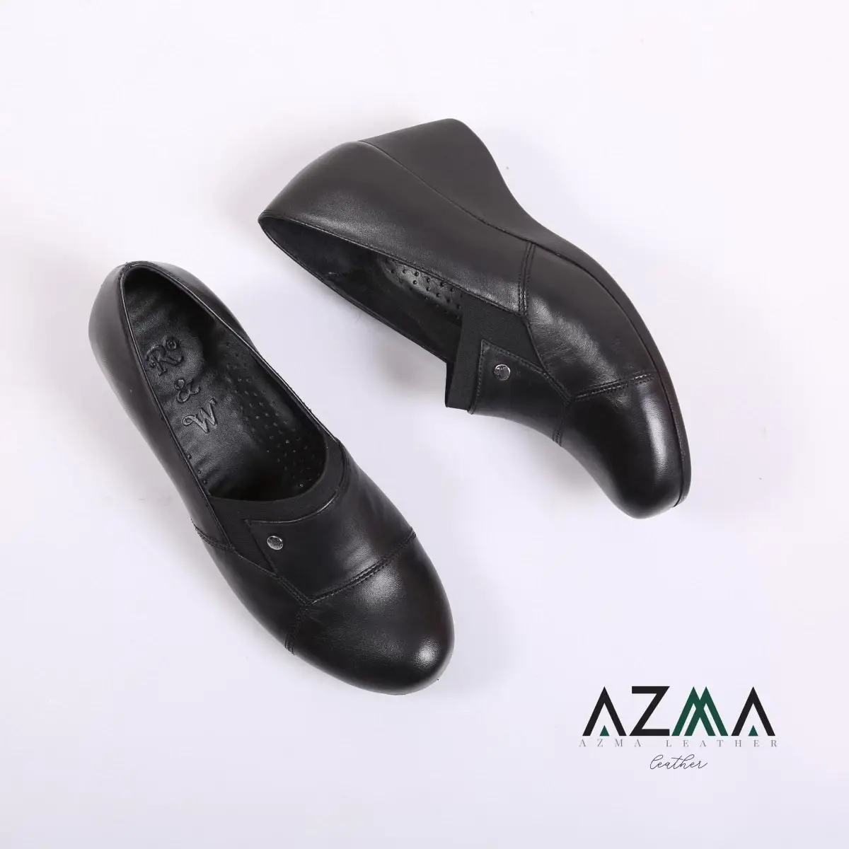 کفش چرمی زنانه کد 2391