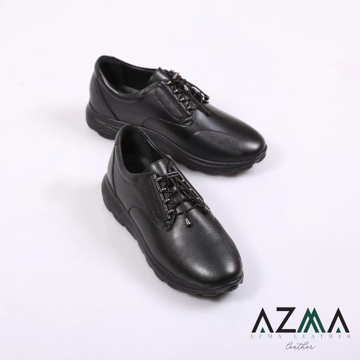کفش چرمی زنانه کد 743
