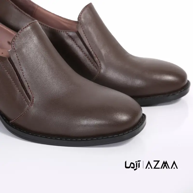 کفش چرمی زنانه کد 8642