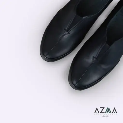 کفش چرمی زنانه کد 2334