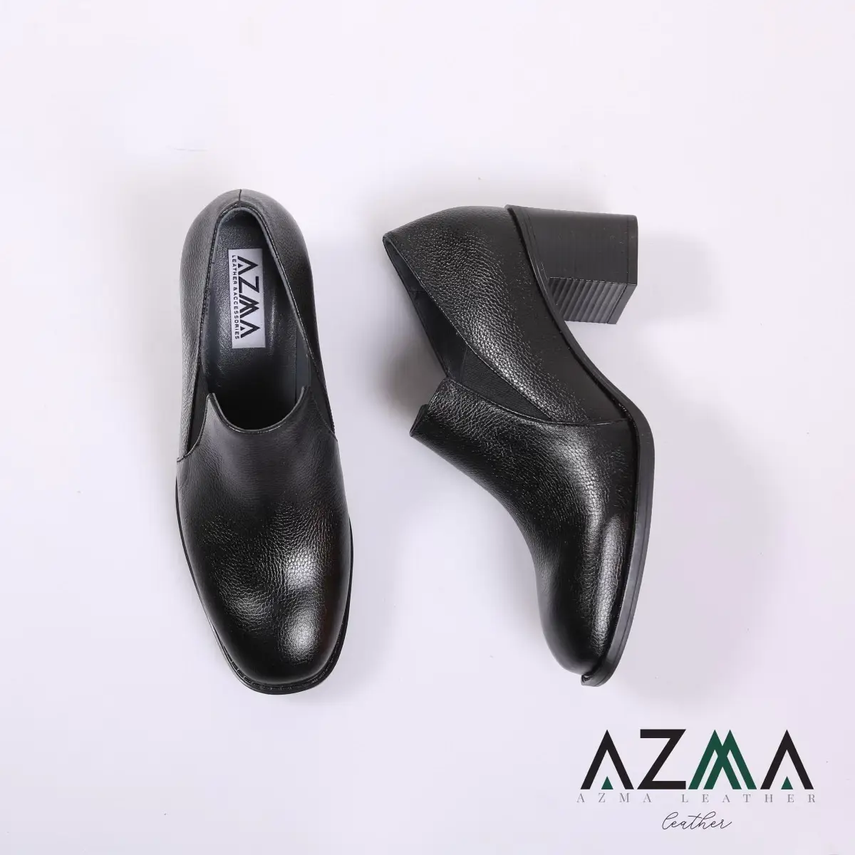 کفش چرمی زنانه کد 1029