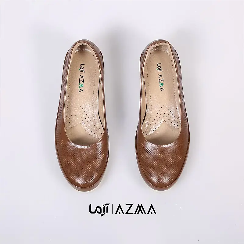 کفش چرمی زنانه کد 1222