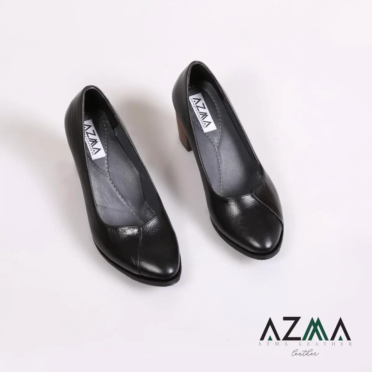 کفش چرمی زنانه کد 037