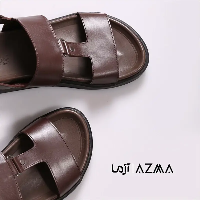 صندل چرمی مردانه کد 327