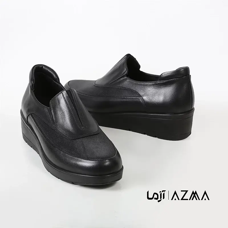 کفش چرمی زنانه کد 893