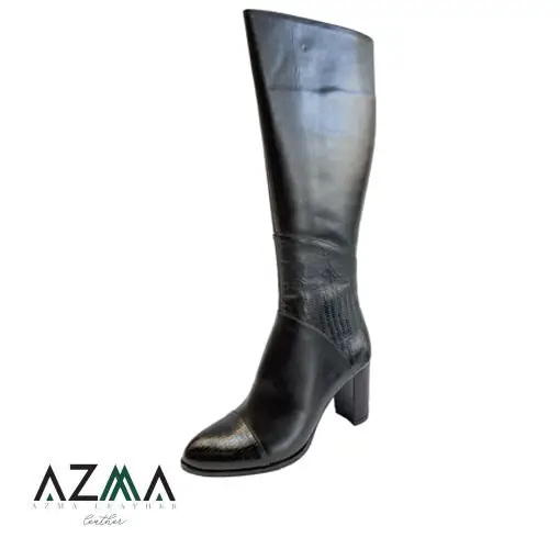 بوت زنانه چرمی کد 583