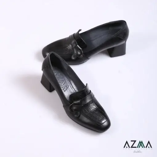 کفش چرمی زنانه کد 101