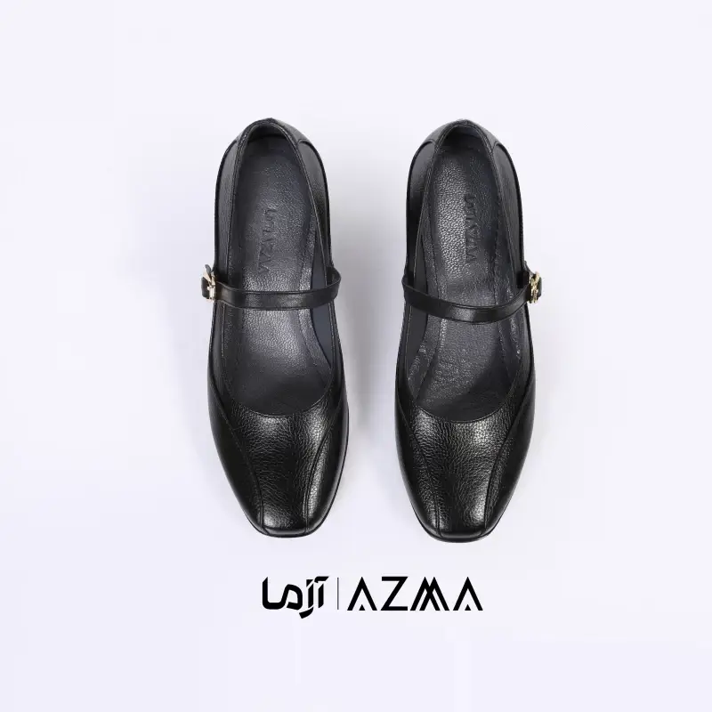 کفش چرمی زنانه کد 864