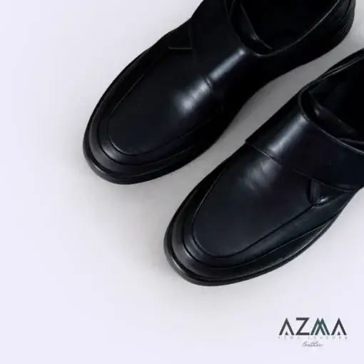 کفش چرمی زنانه کد 741