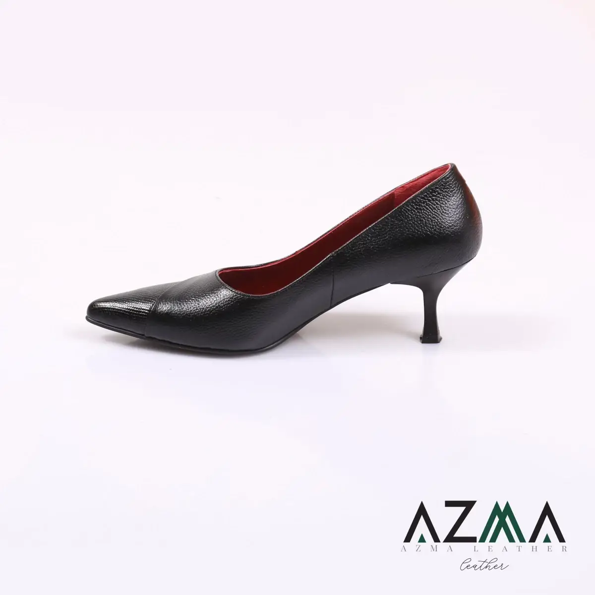 کفش چرمی زنانه کد 09