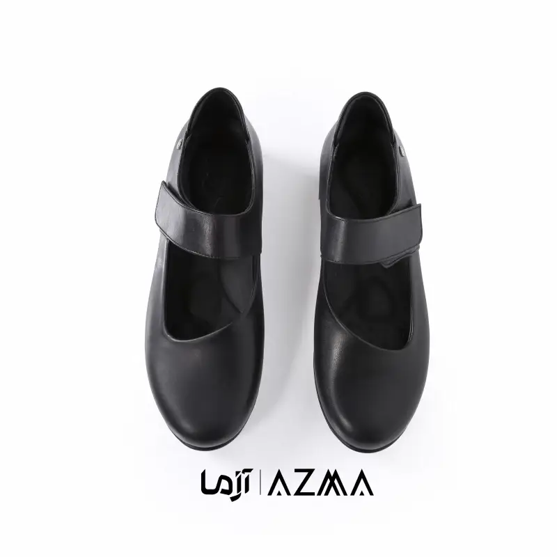 کفش چرمی زنانه کد 2573