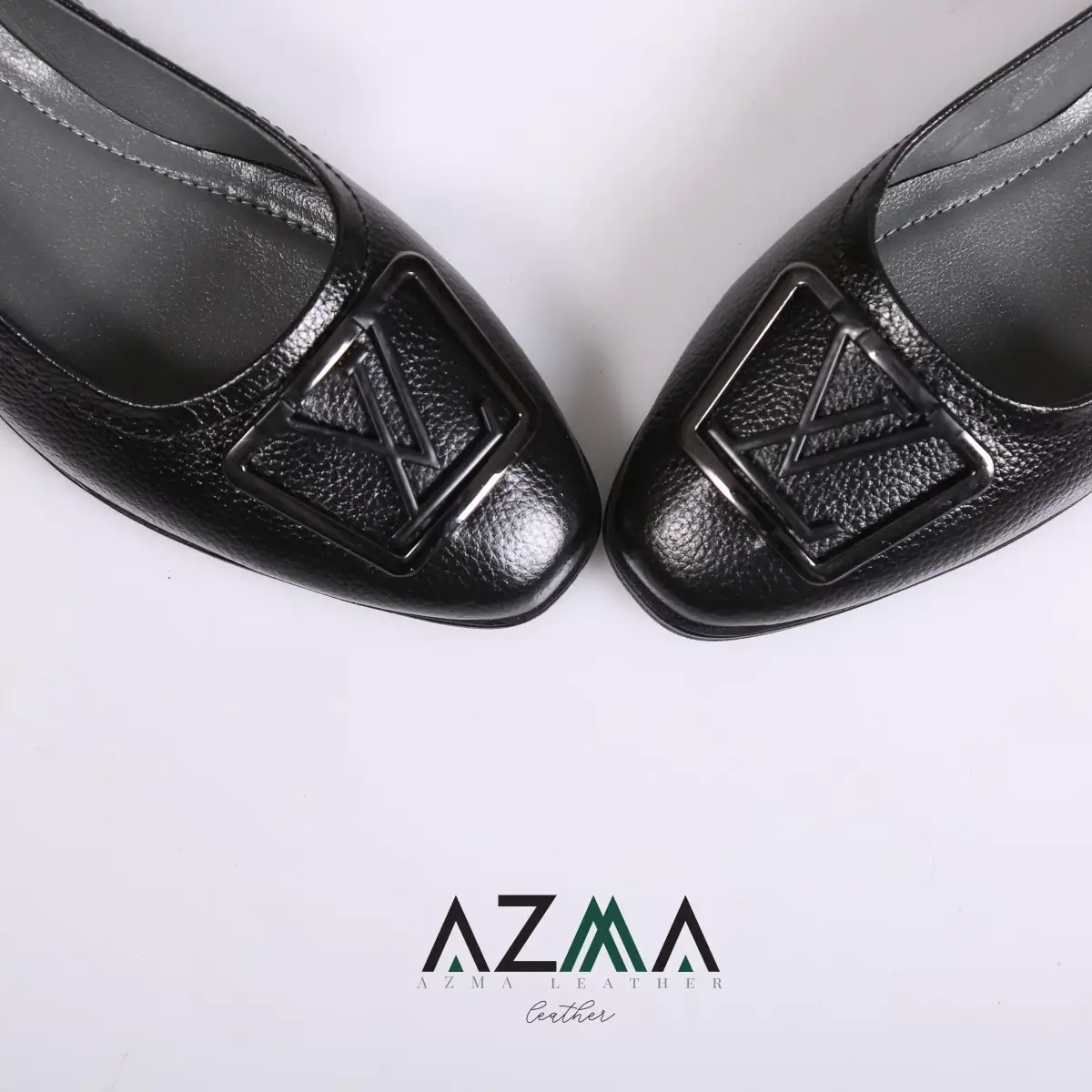 کفش چرمی زنانه کد 118
