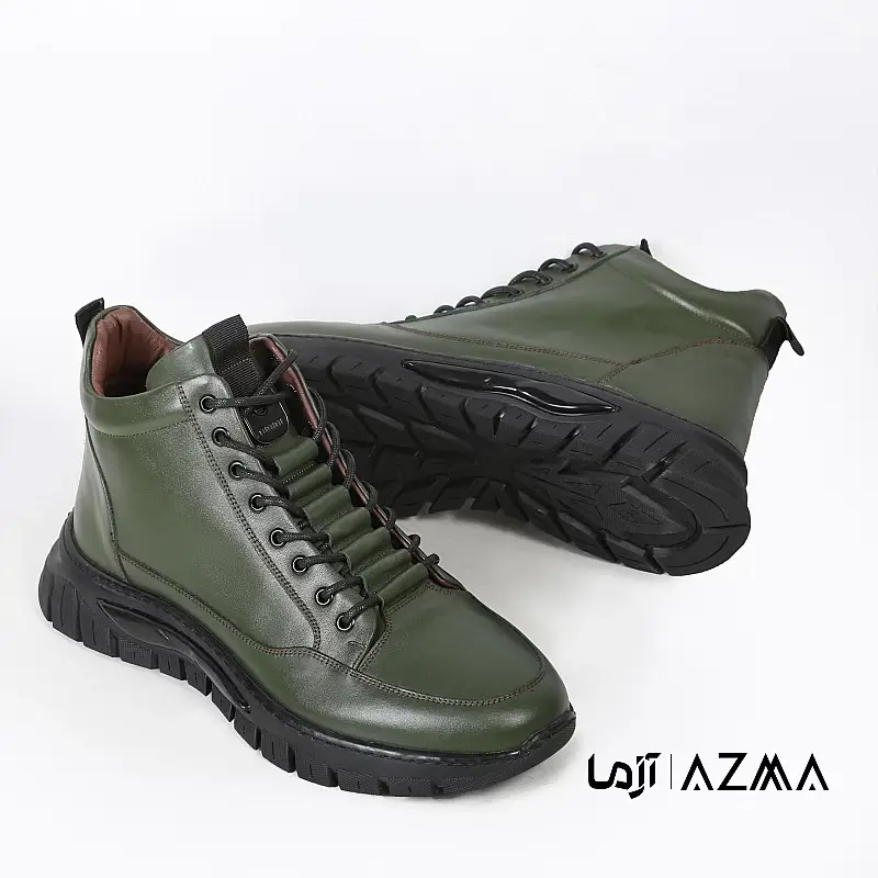 بوت چرمی مردانه کد 4071