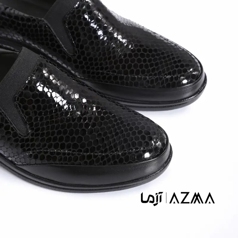 کفش چرمی زنانه کد 1249