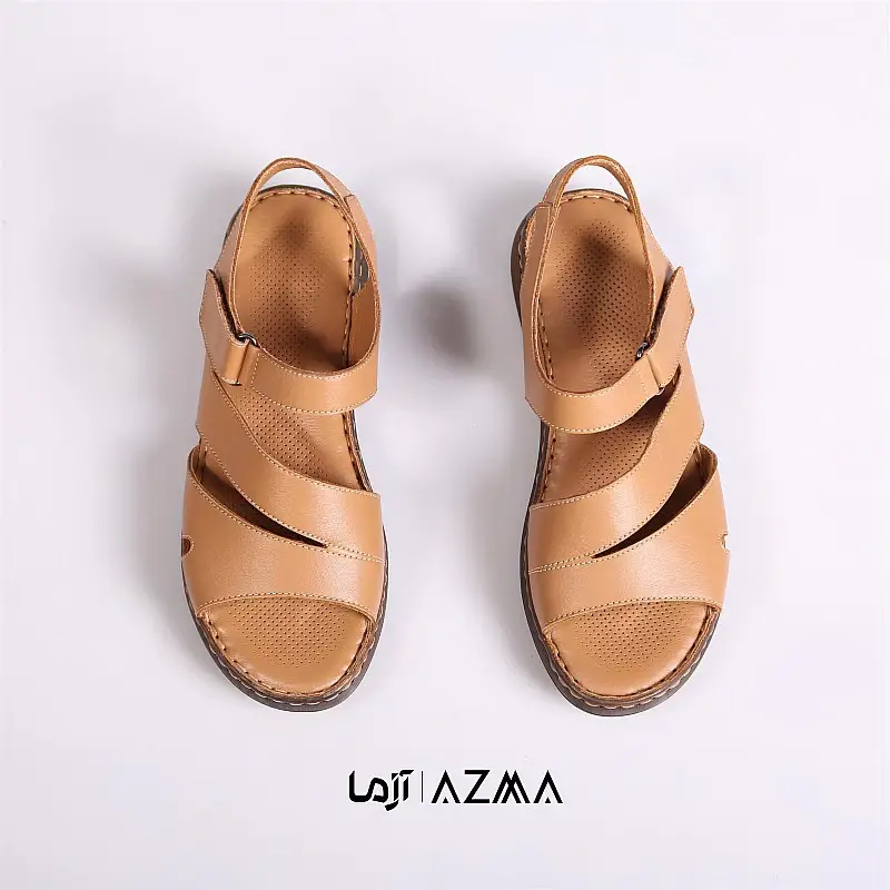 صندل چرمی زنانه مدل بنیتا