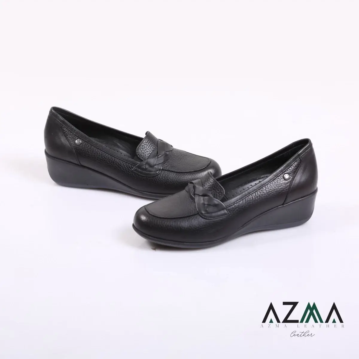 کفش چرمی زنانه کد 2387