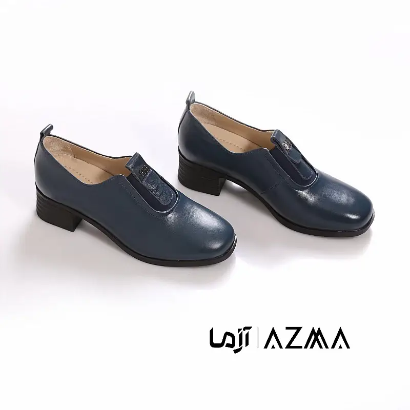 کفش چرمی زنانه کد 1035