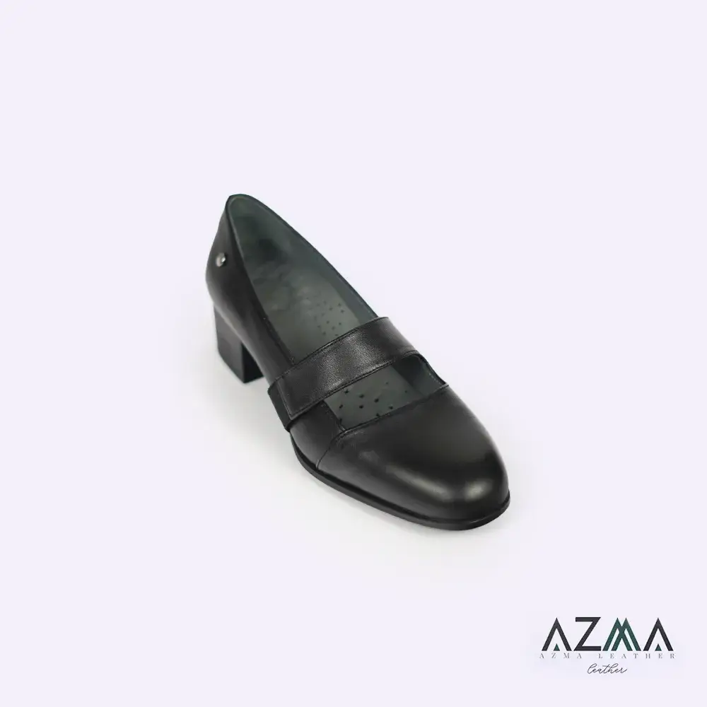 کفش چرمی زنانه کد 2366