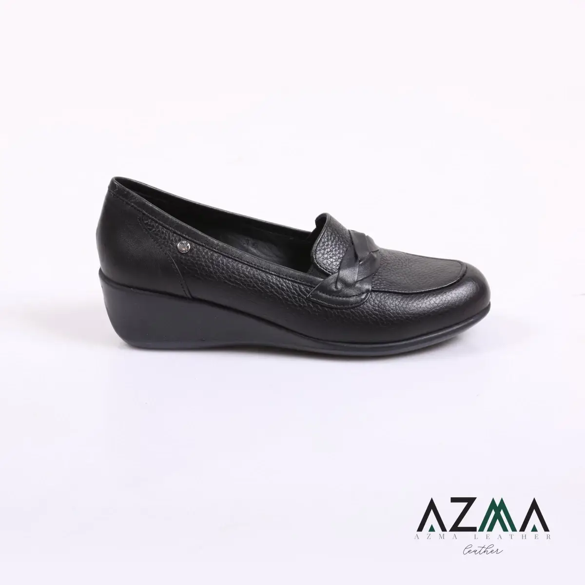 کفش چرمی زنانه کد 2387