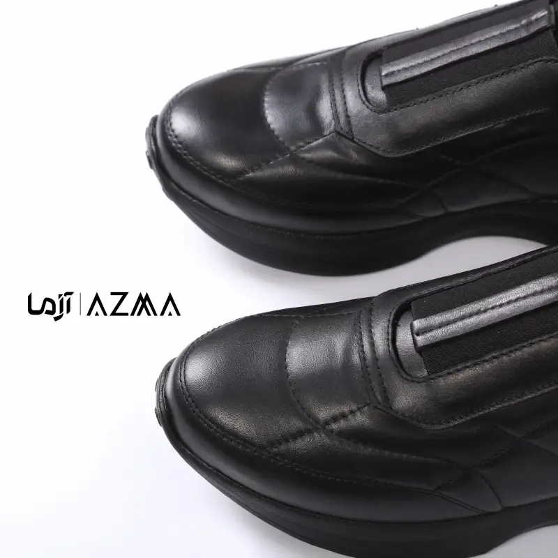 کفش چرمی زنانه کد 8937