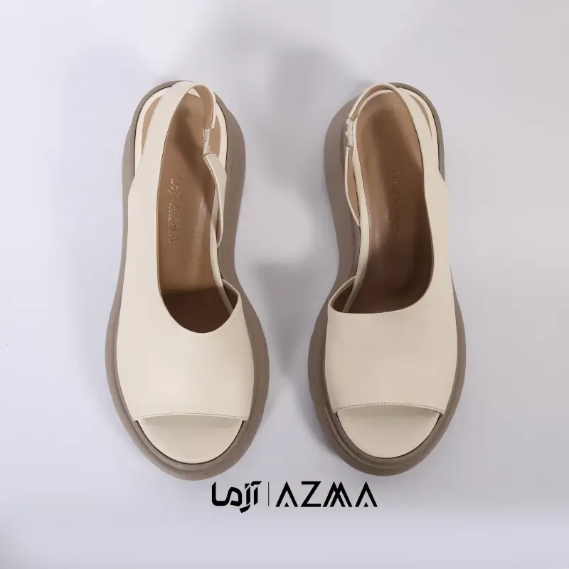 کفش چرمی زنانه کد 1758