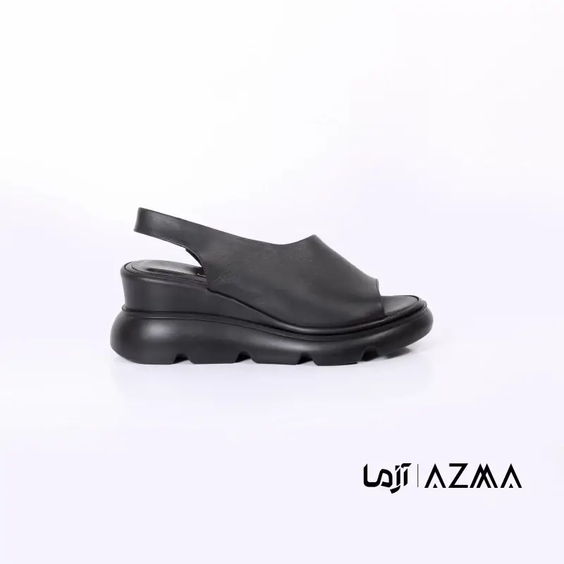 کفش چرمی زنانه کد 1758