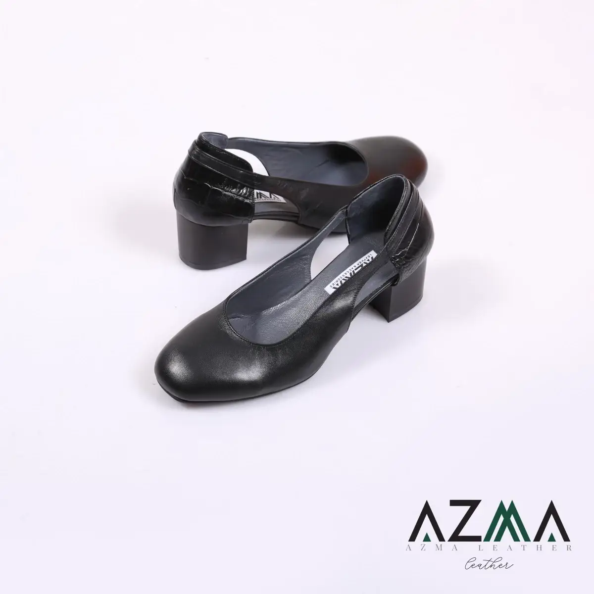 کفش چرمی زنانه کد 17