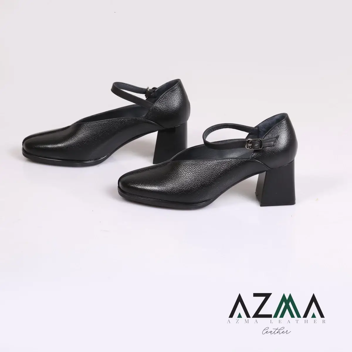 کفش چرمی زنانه کد 801