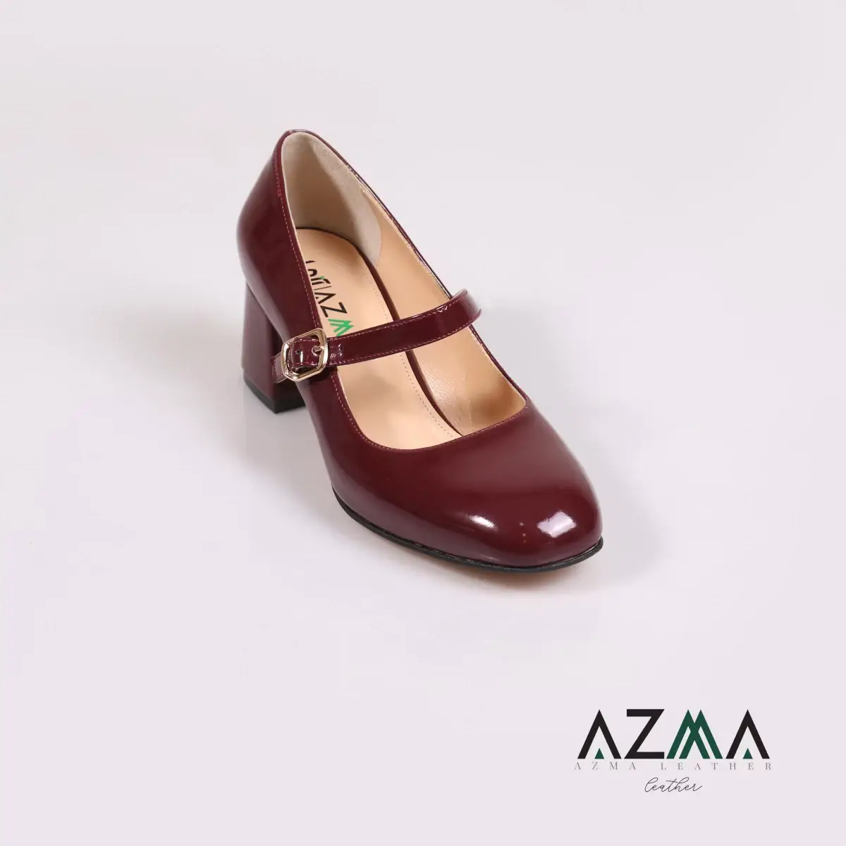 کفش چرمی زنانه کد 121