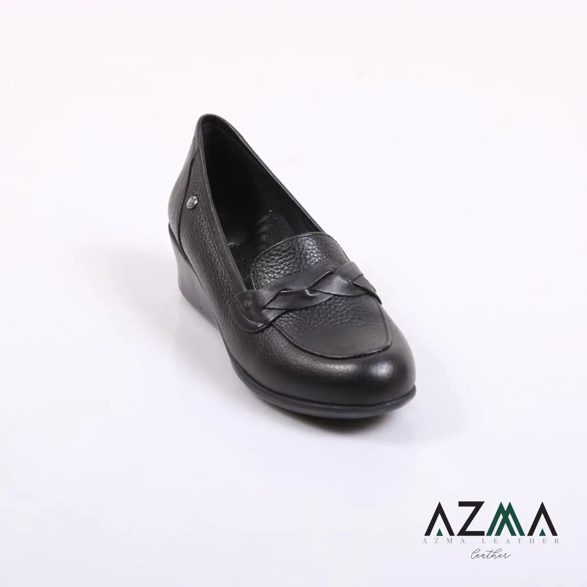 کفش چرمی زنانه کد 2387