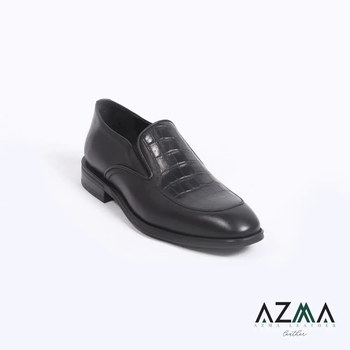 کفش مردانه چرمی کروکو کد 2779