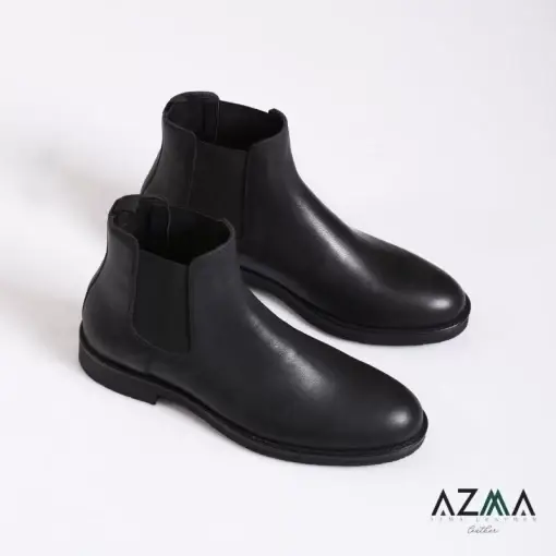 بوت چرمی مردانه کد 3179