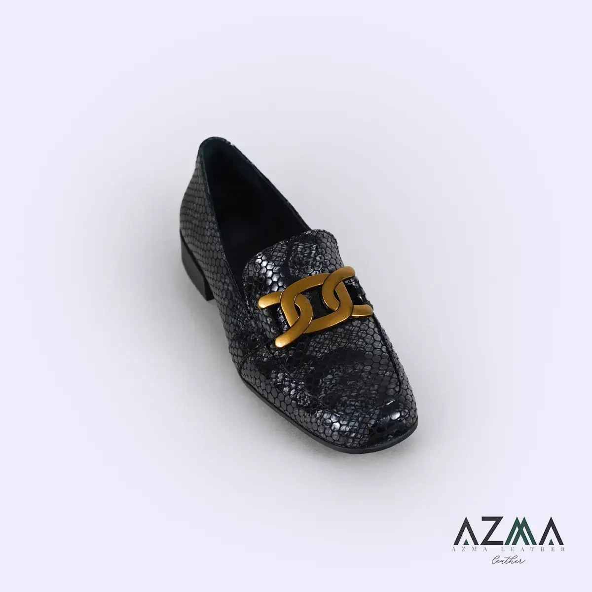 کفش چرمی زنانه کد 459