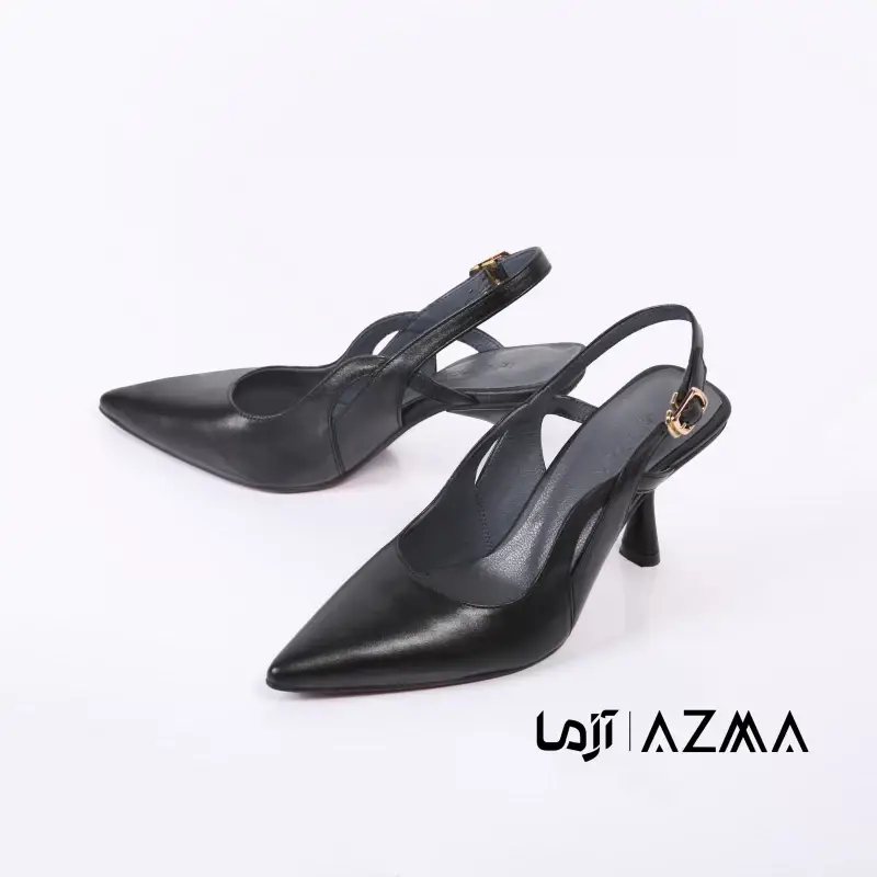کفش چرمی زنانه کد 870