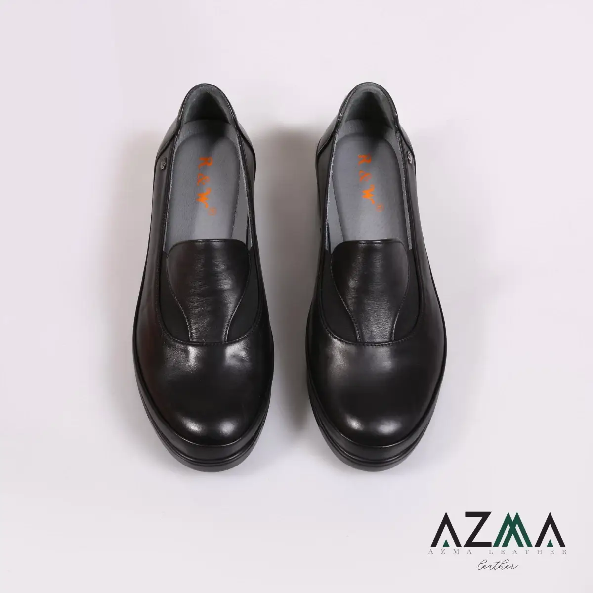 کفش چرمی زنانه کد 2427