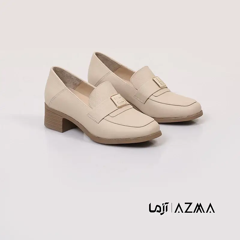 کفش چرمی زنانه کد 1036