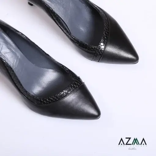 کفش چرمی زنانه کد 733