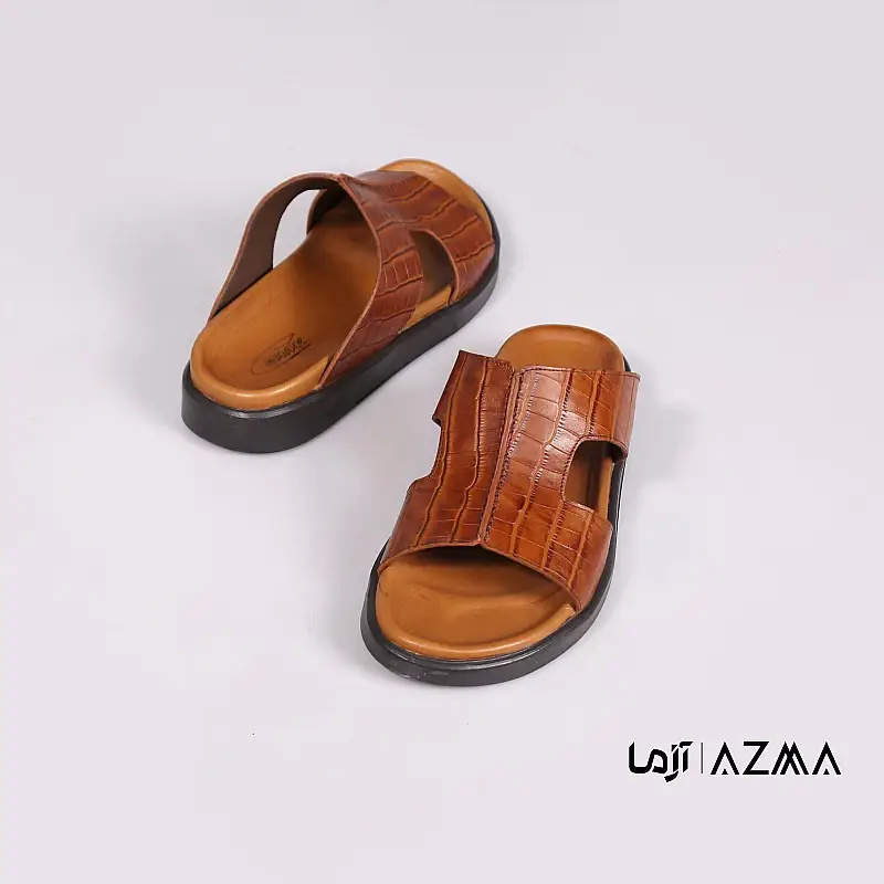 صندل چرمی مردانه کد 326