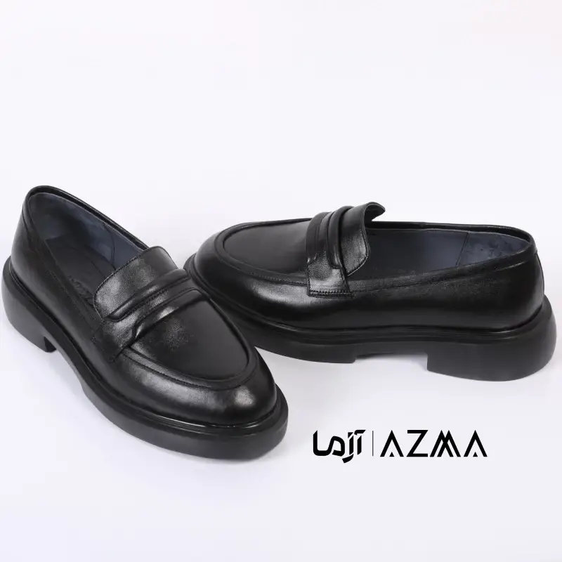 کفش چرمی زنانه کد 871