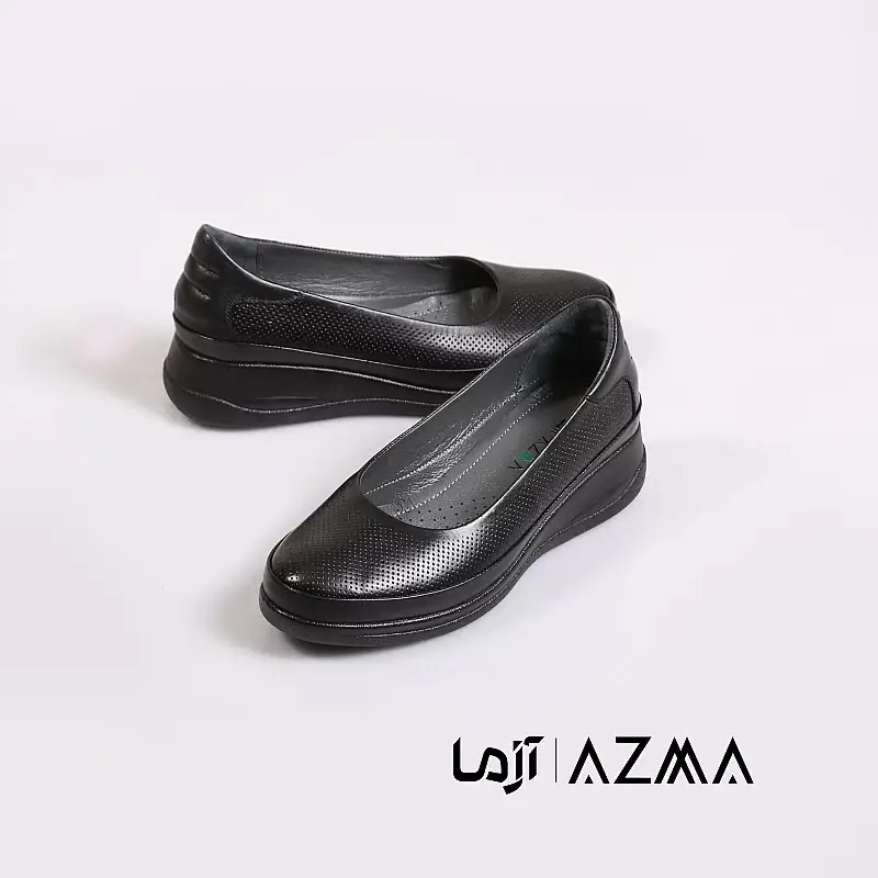 کفش چرمی زنانه کد 1222