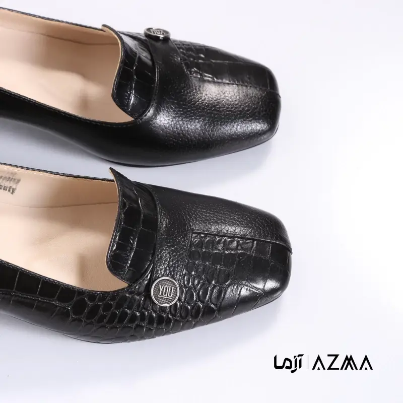 کفش چرمی زنانه کد 903