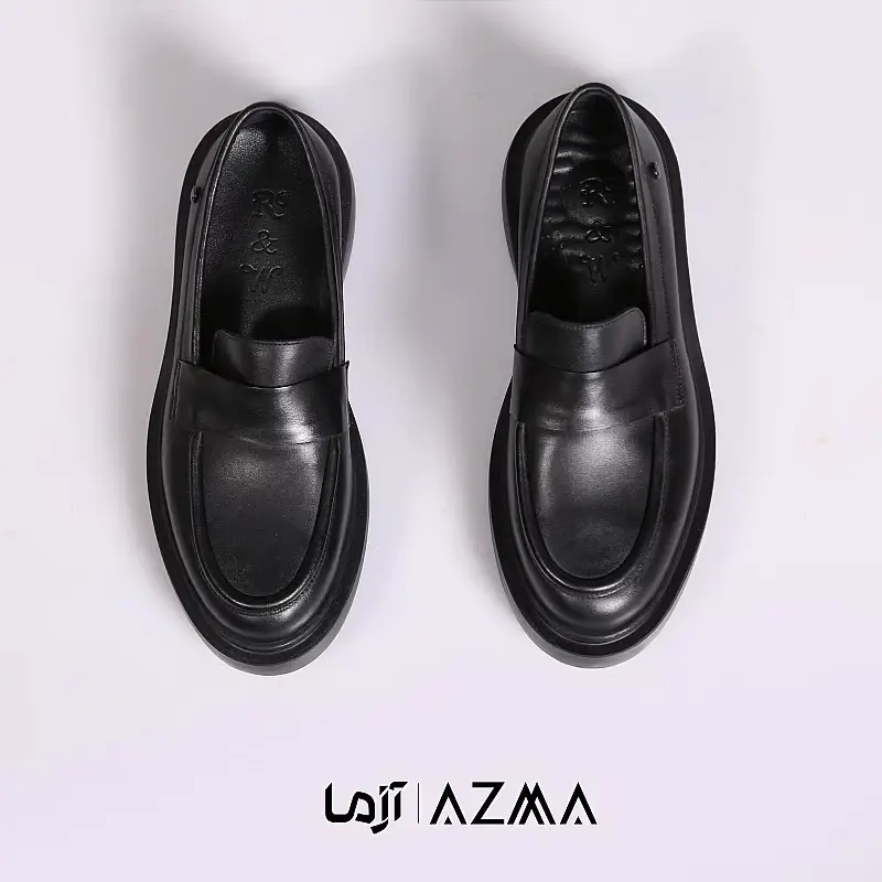 کفش چرمی زنانه کد 2363